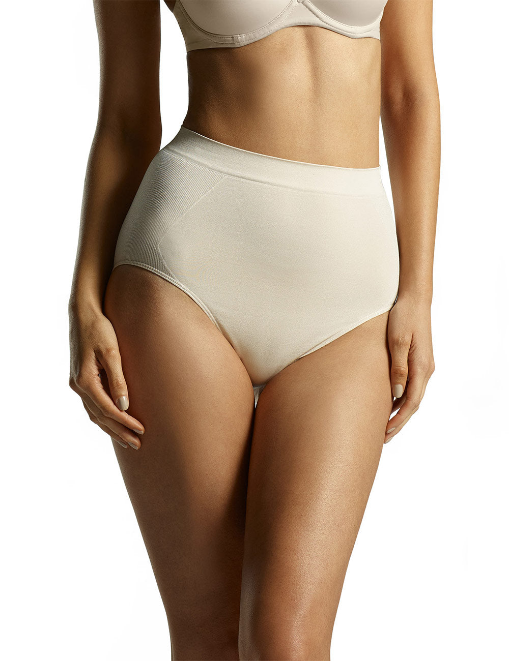 Luxe Shapewear Waisted Brief - Nude