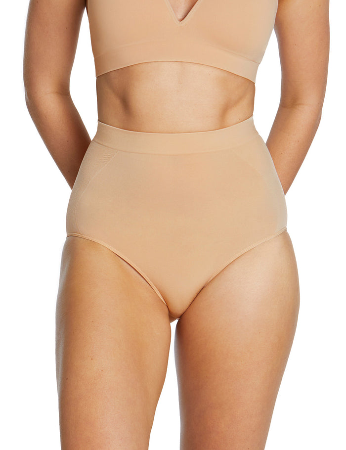 Luxe Shapewear Waisted Brief - Nude