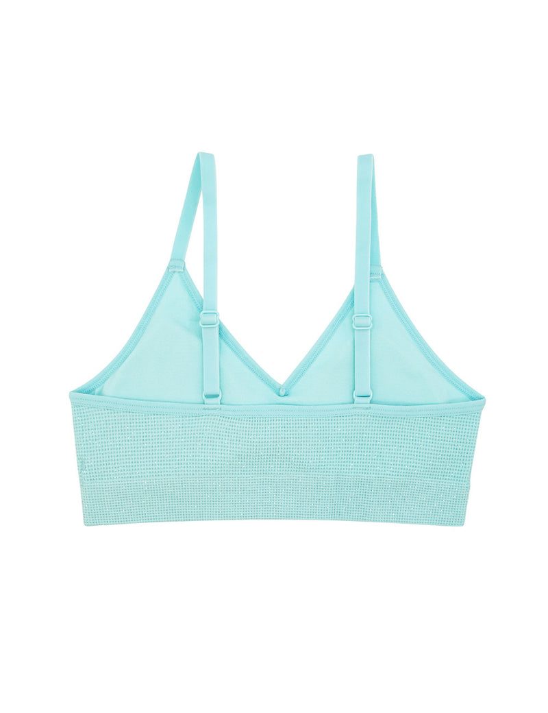 All That Glitters Padded Bralette - Glacier